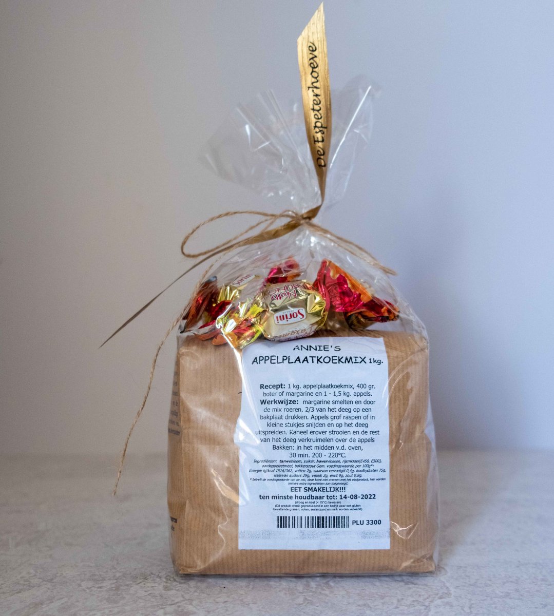 Annie's appelplaatkoekmix met bonbons