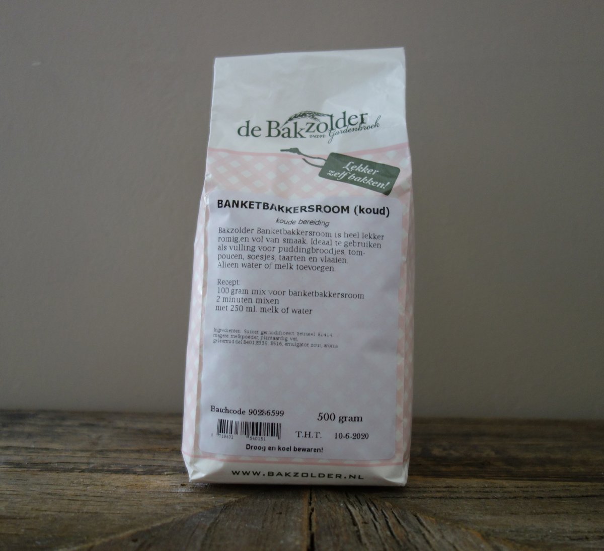 Bakzolder banketbakkersroom koud