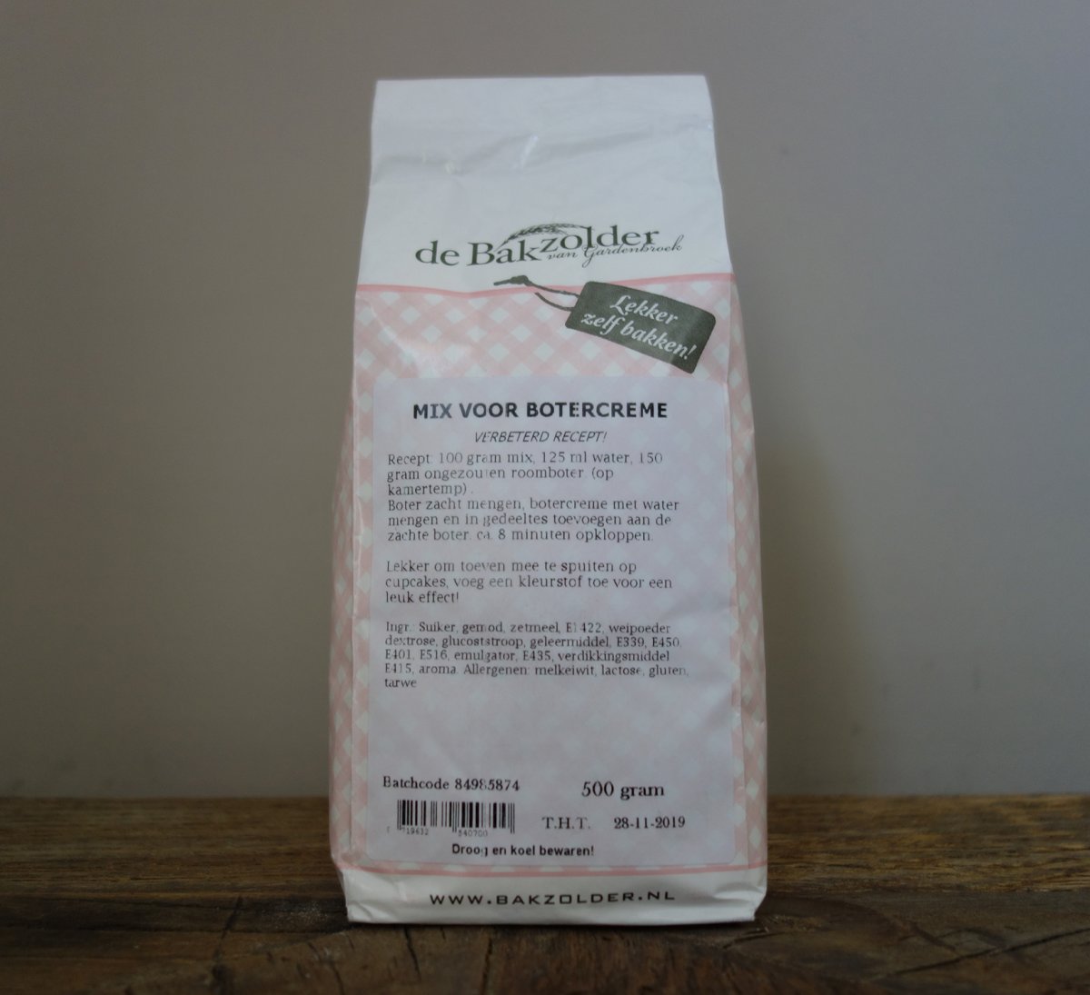 Bakzolder mix voor botercr&egrave;me