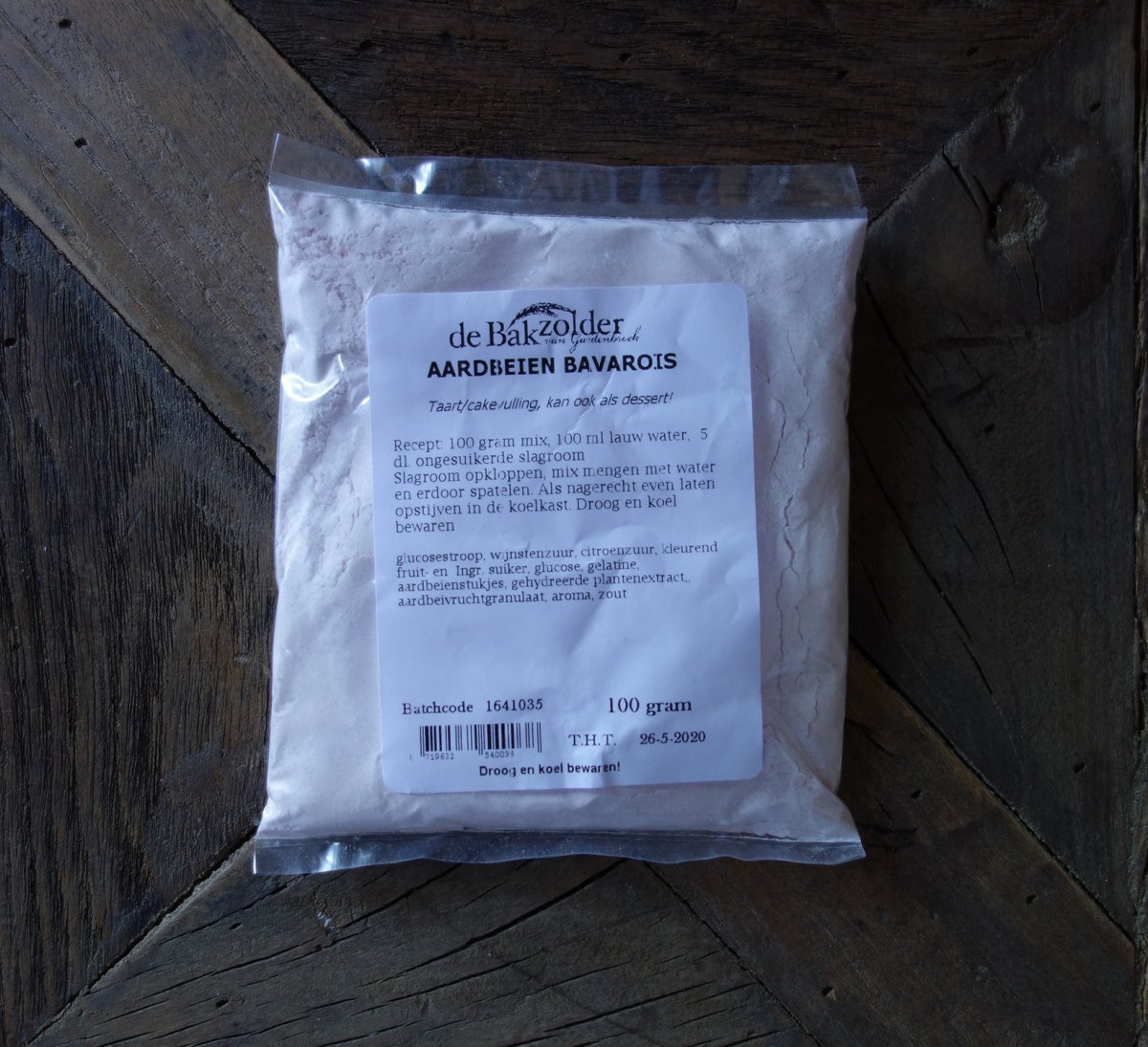 Bakzolder bavaroismix aardbeien