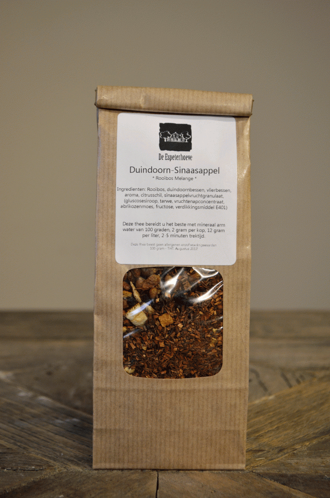 Duindoorn-sinaasappel thee 80 gram